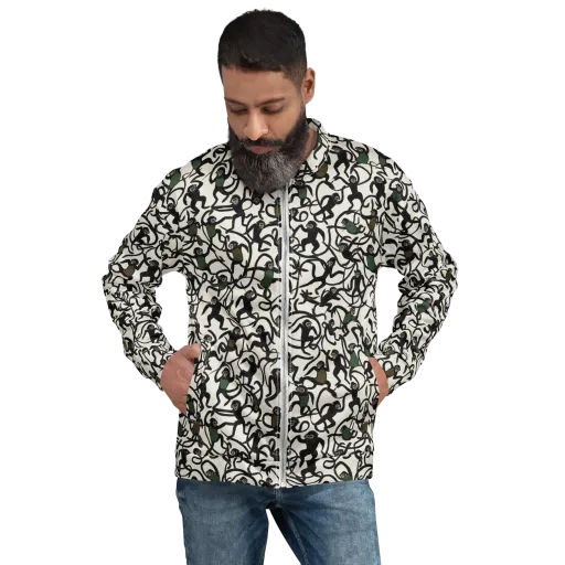 Canopy Capers on a Bomber Jacket