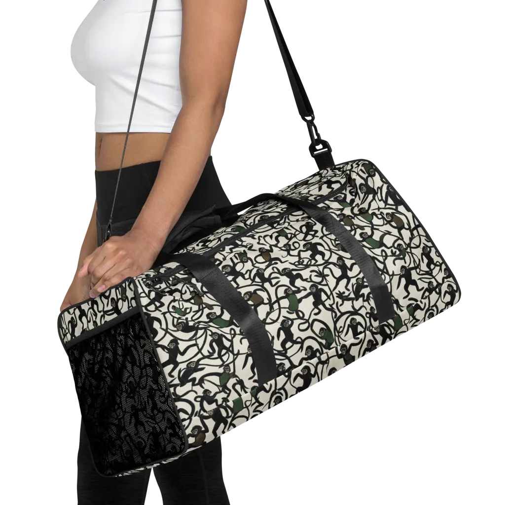 Canopy Capers on Duffle Bag — Front