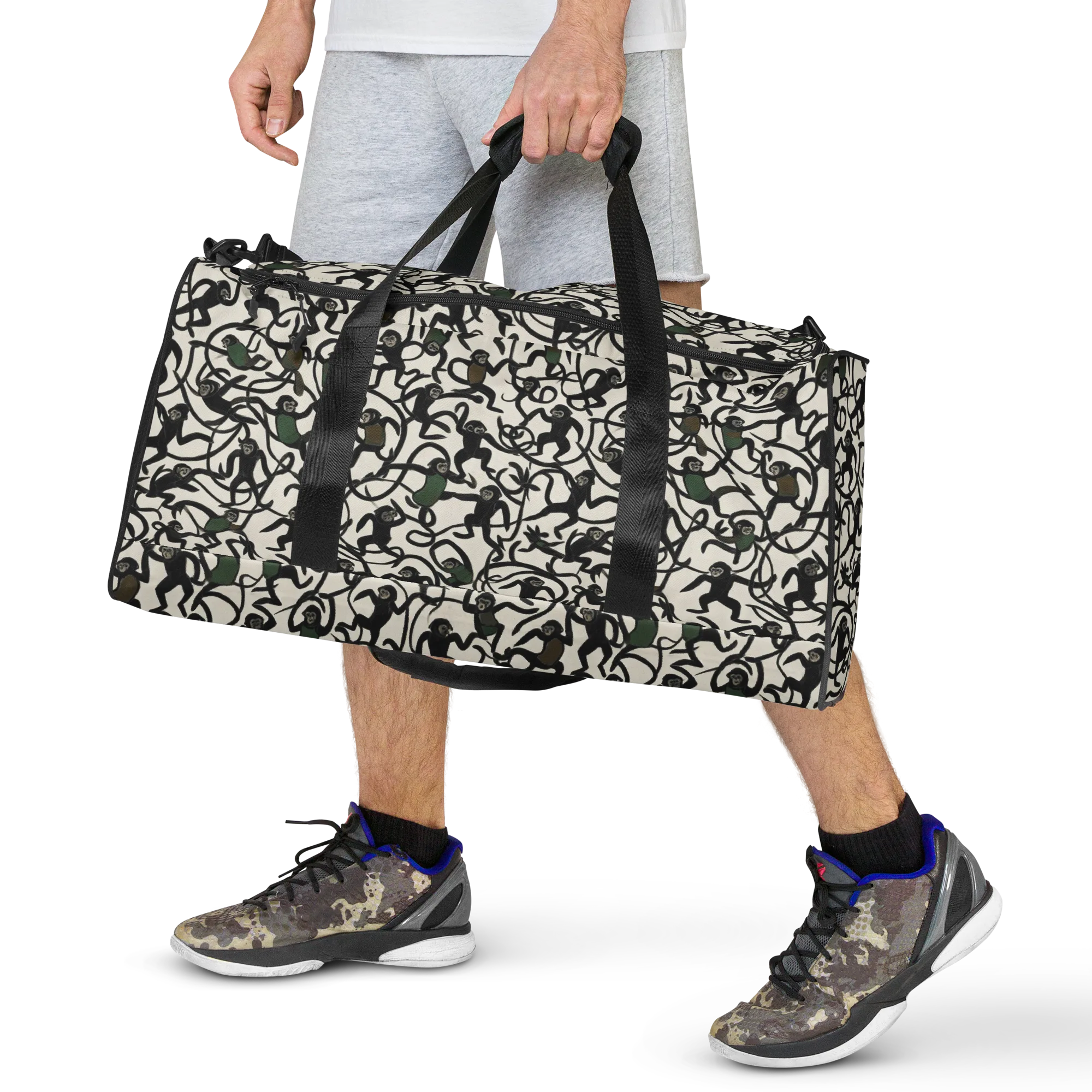 Canopy Capers on Duffle Bag — Front