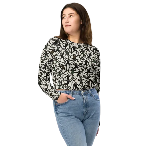 Canopy Capers on a Long Sleeve Crop Top