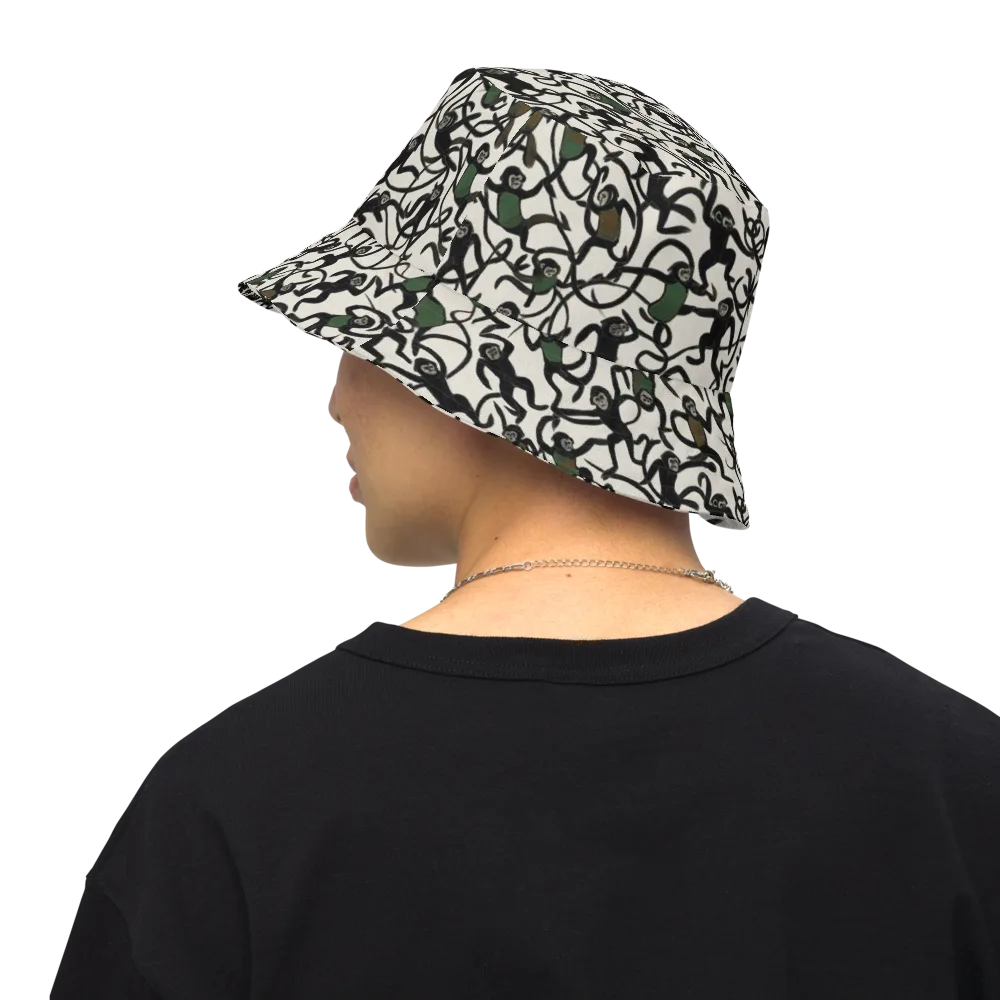 Canopy Capers on Reversible Bucket Hat — Back Inside
