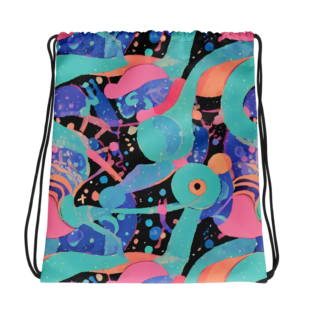 Candy Orbit on Drawstring Bag — Photo