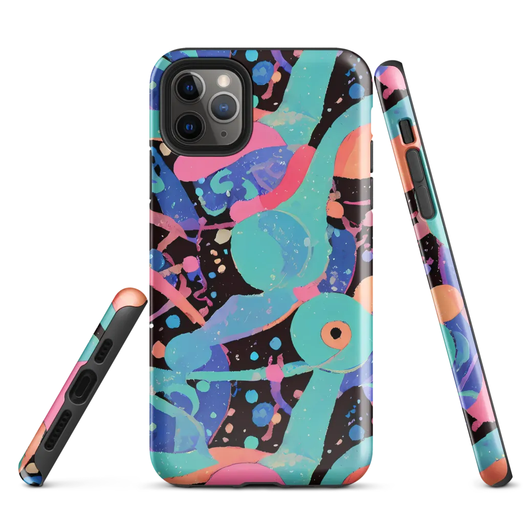 Candy Orbit on Tough Case for iPhone® — Front