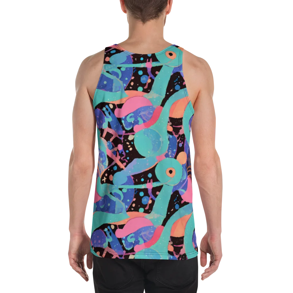 Candy Orbit on Men's Tank Top — Back