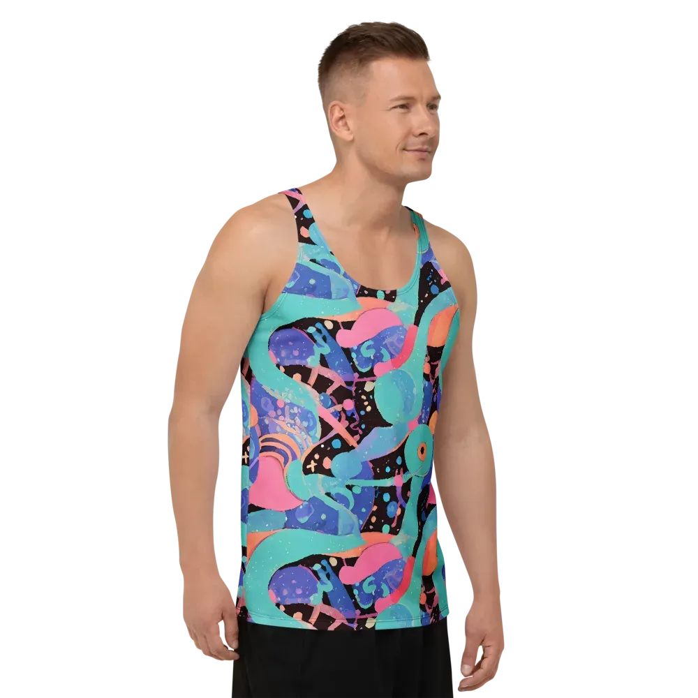 Candy Orbit on Men's Tank Top — Right Front