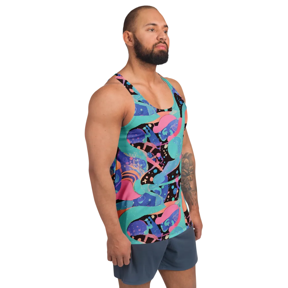 Candy Orbit on Men's Tank Top — Right Front