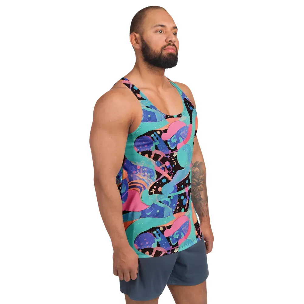 Candy Orbit on Men's Tank Top — Right Front