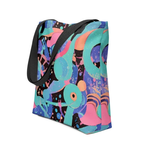 Candy Orbit on a Tote Bag