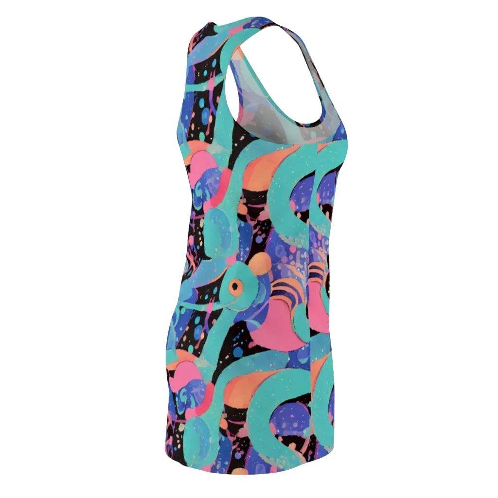 Candy Orbit on Racerback Dress — Back Side