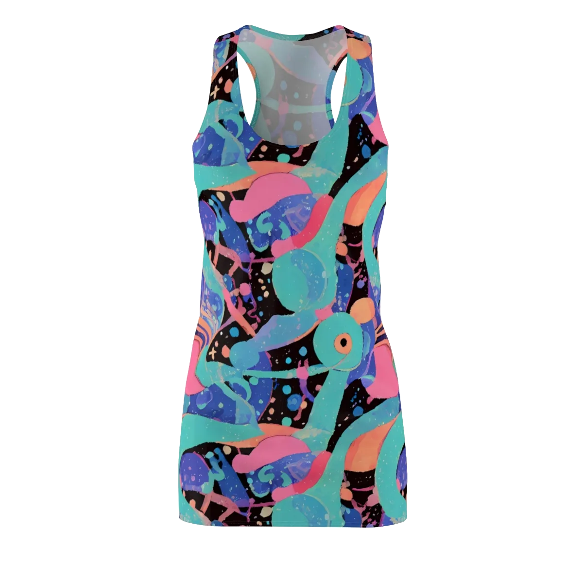 Candy Orbit on Racerback Dress — Front