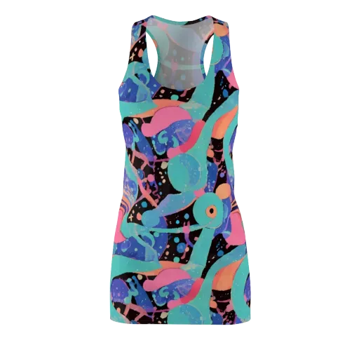 Candy Orbit on a Racerback Dress
