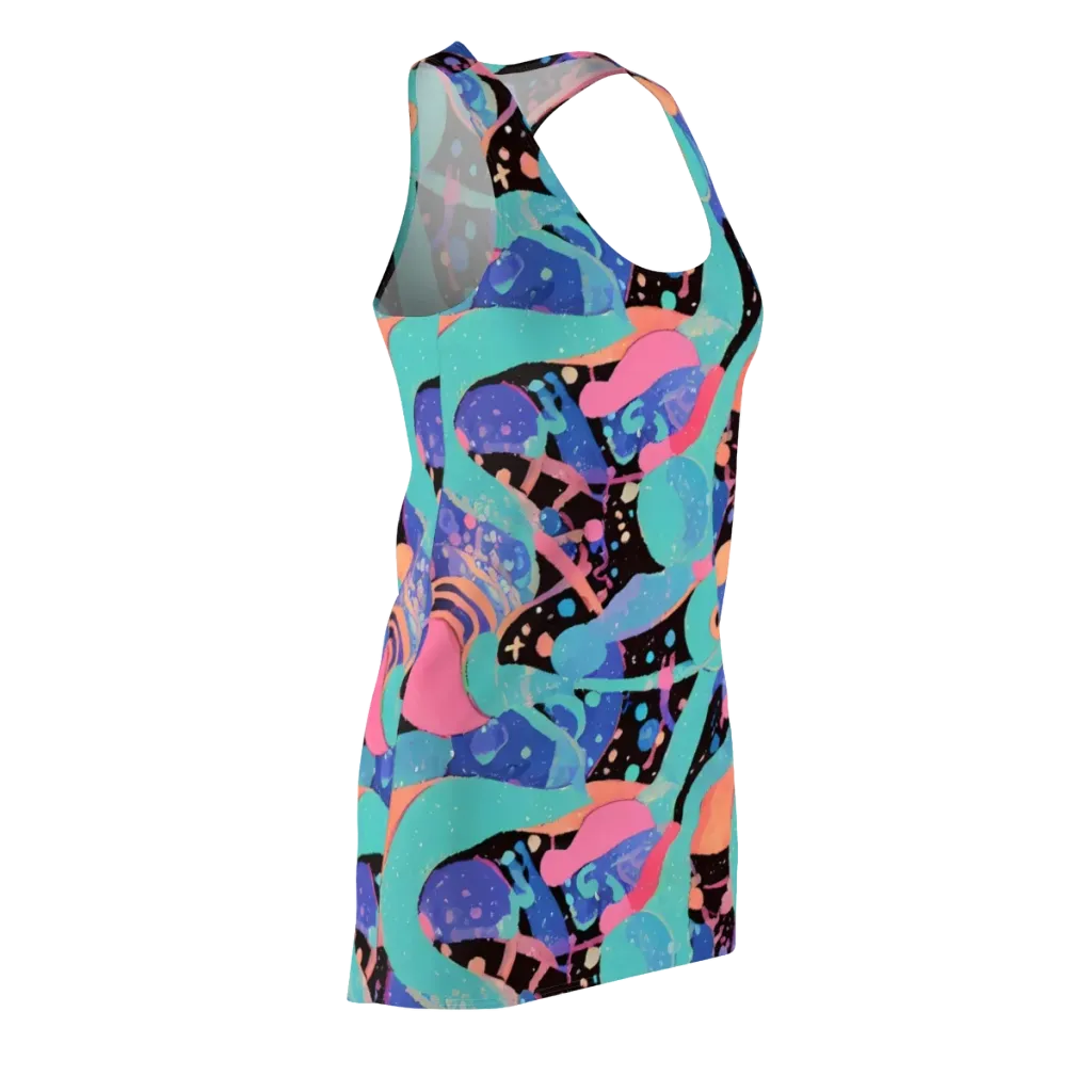 Candy Orbit on Racerback Dress — Front Side