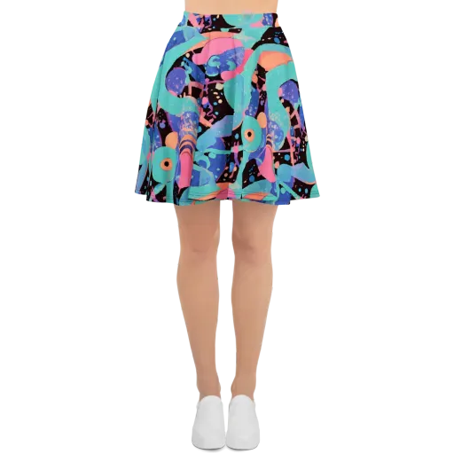 Candy Orbit on a Skater Skirt