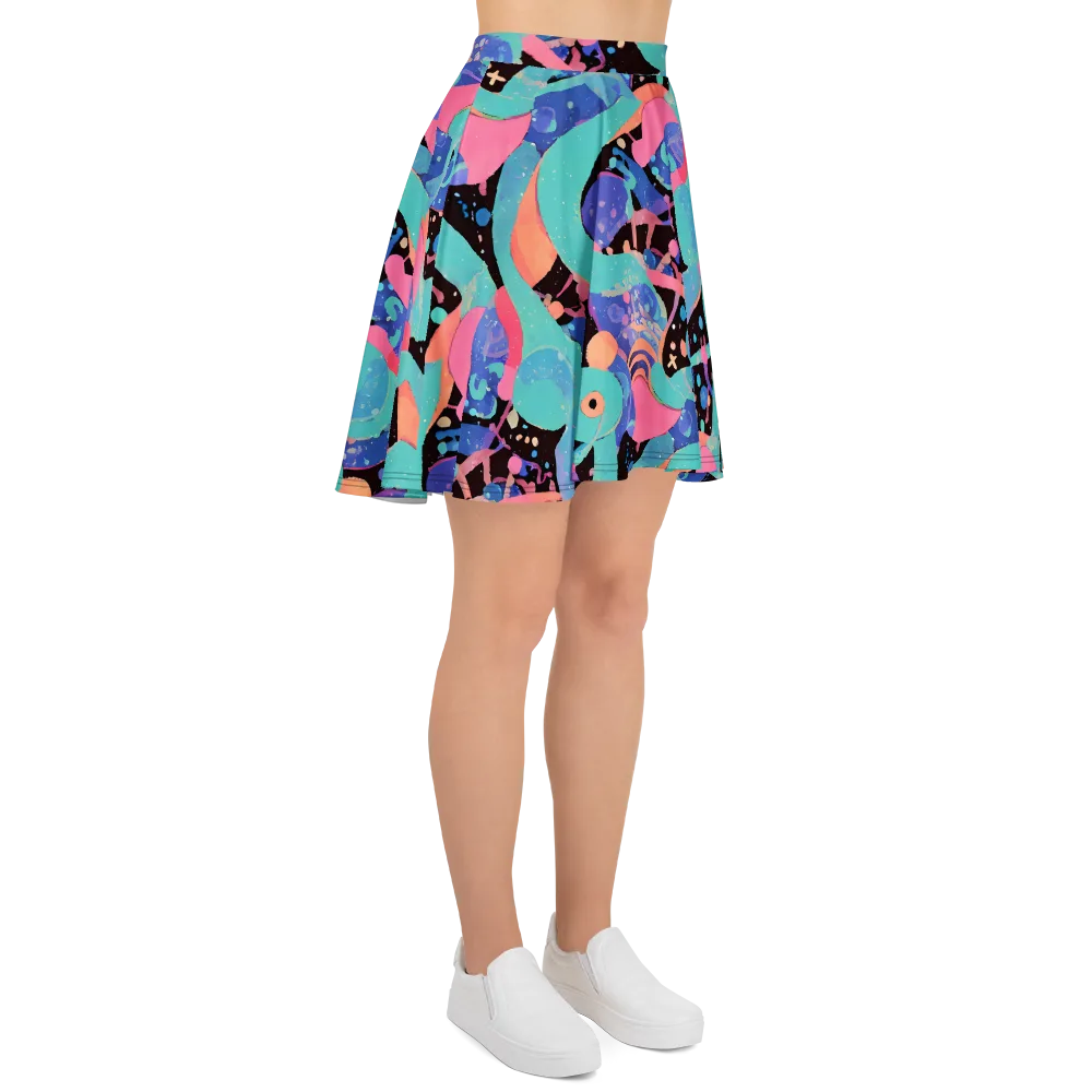 Candy Orbit on Skater Skirt — Right