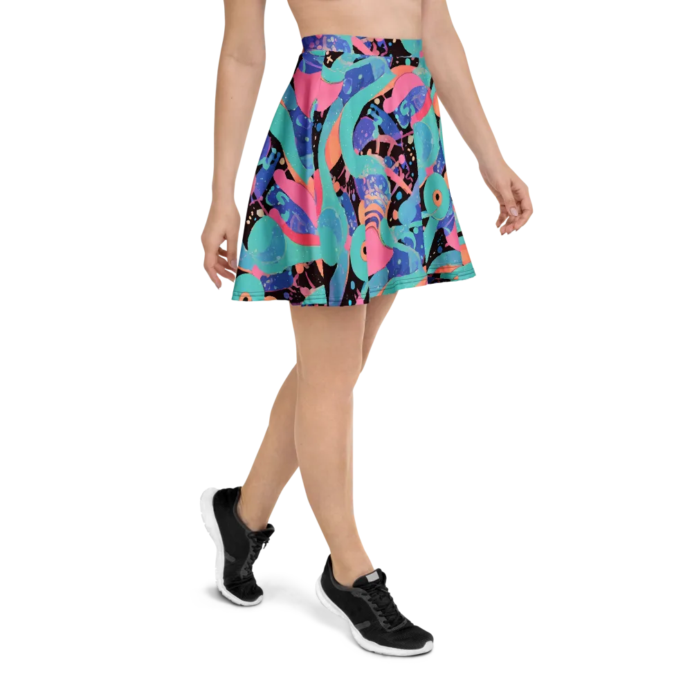 Candy Orbit on Skater Skirt — Right