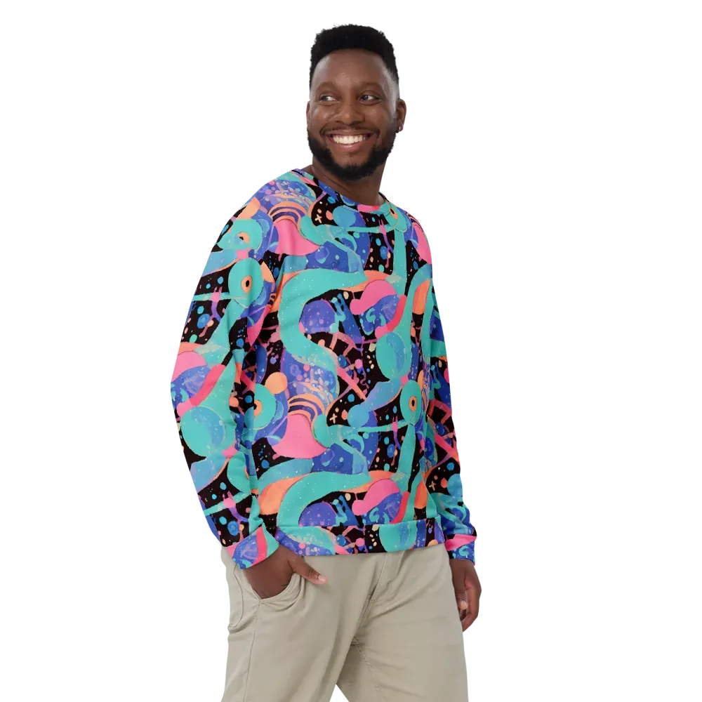 Candy Orbit on Sweatshirt — Front