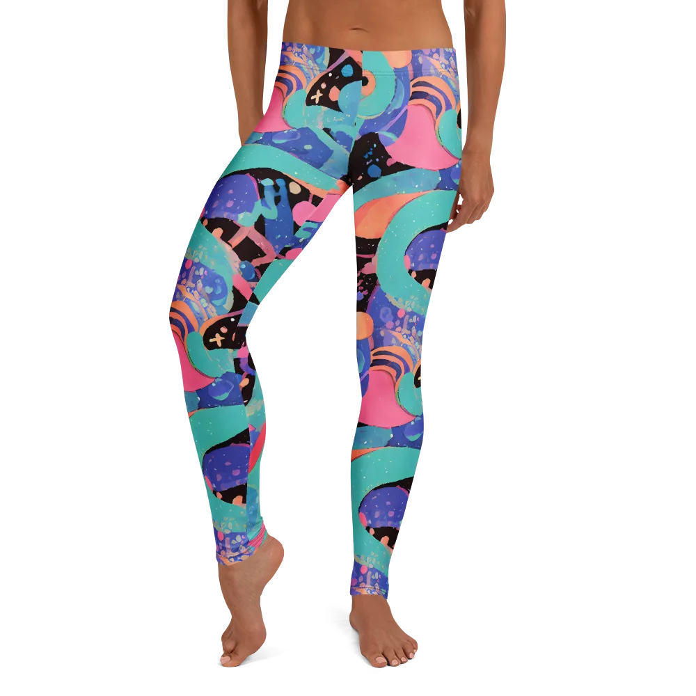 Candy Orbit on Leggings — Front