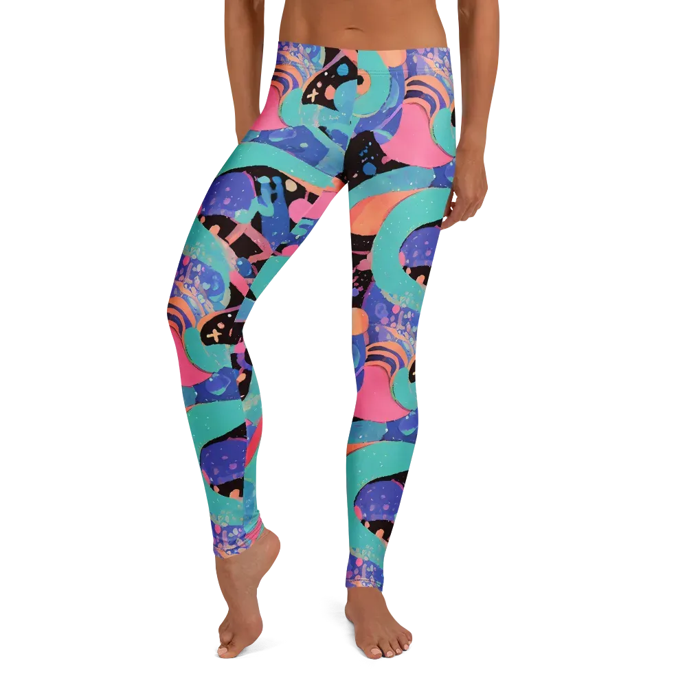 Candy Orbit on Leggings — Front