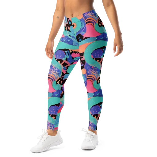 Candy Orbit on a Leggings