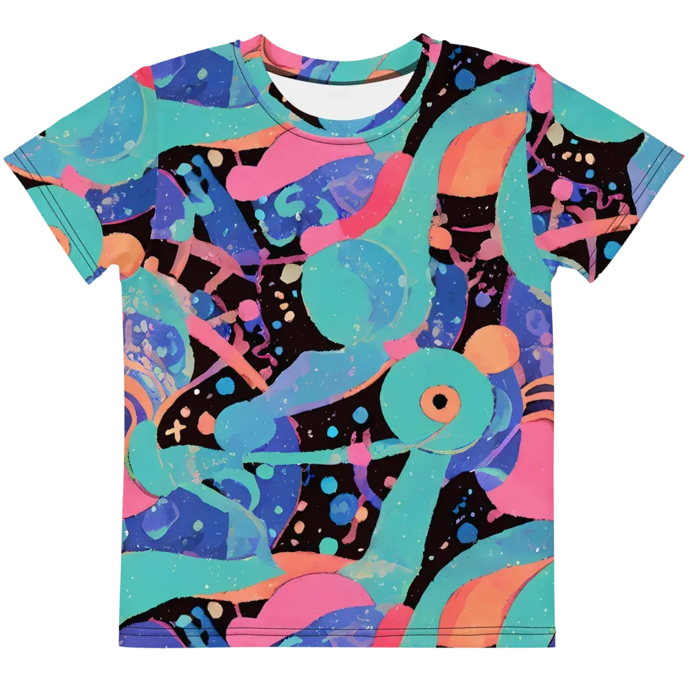 Candy Orbit on Kids Crew Neck T-Shirt — Front