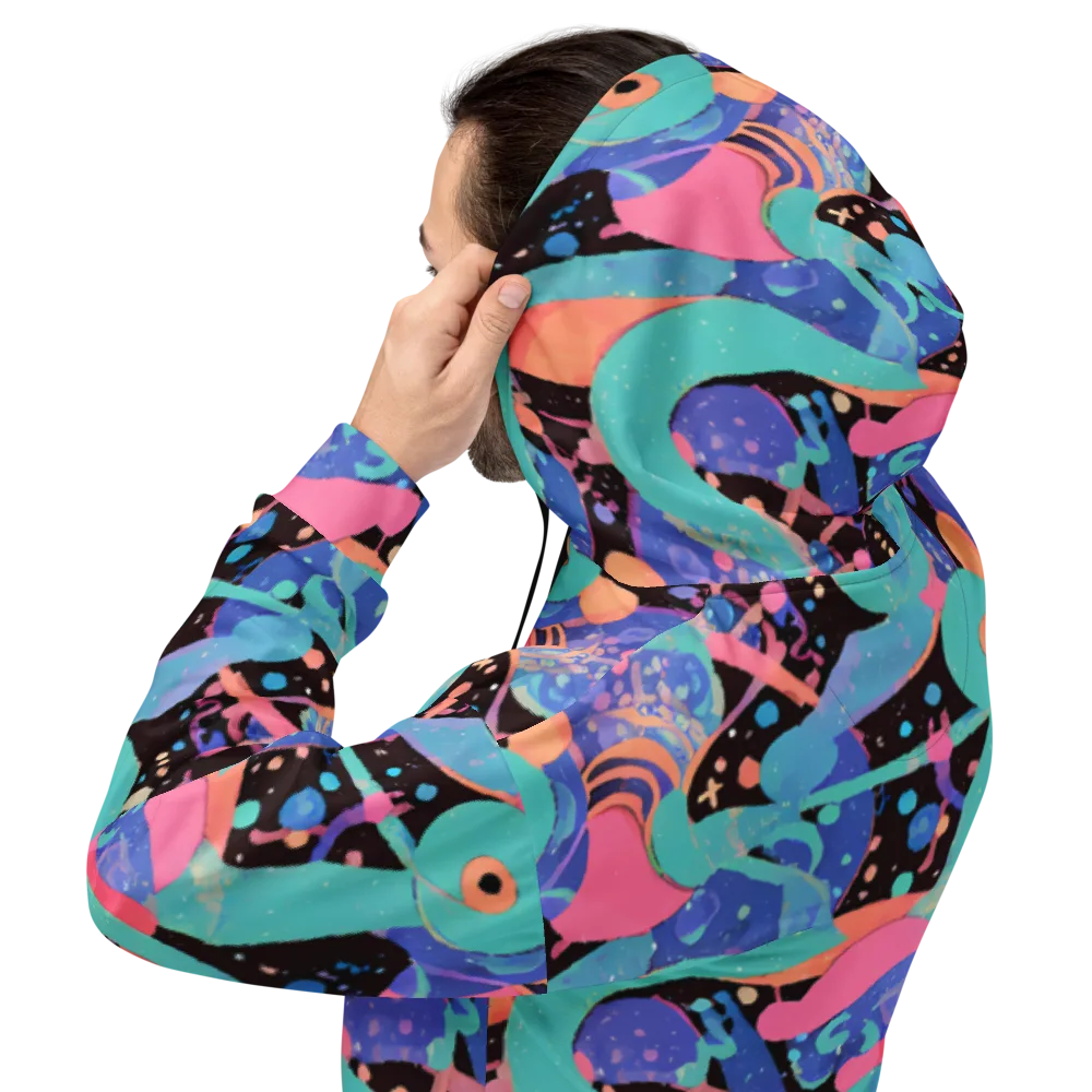 Candy Orbit on Hoodie — Back