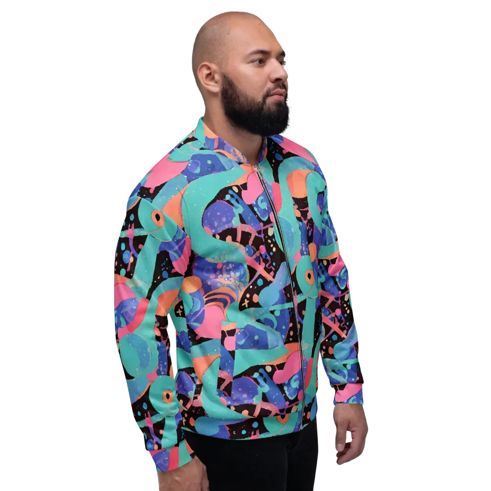 Candy Orbit on Bomber Jacket — Right