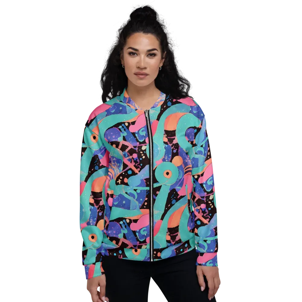 Candy Orbit on Bomber Jacket — Front
