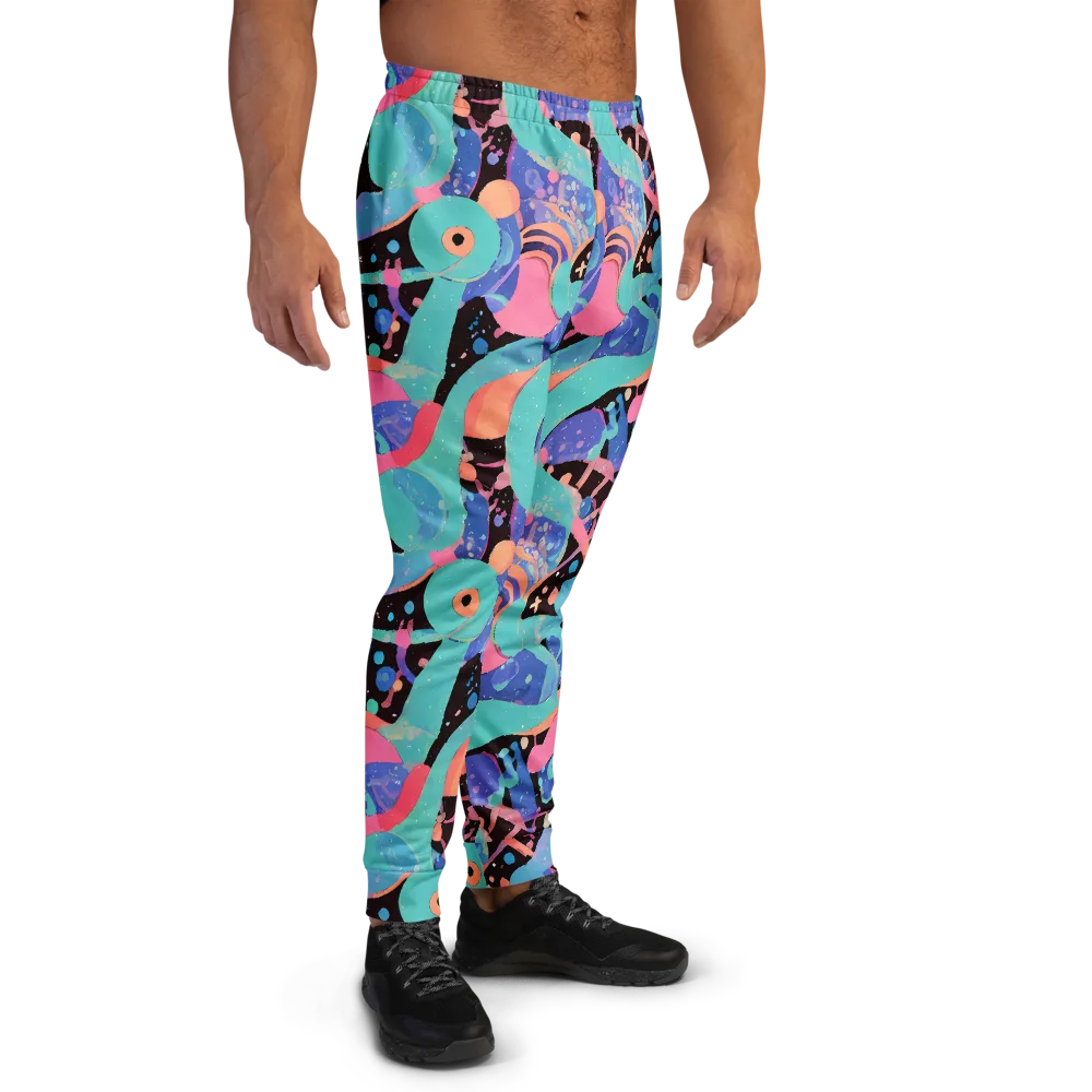 Candy Orbit on Men's Joggers — Right