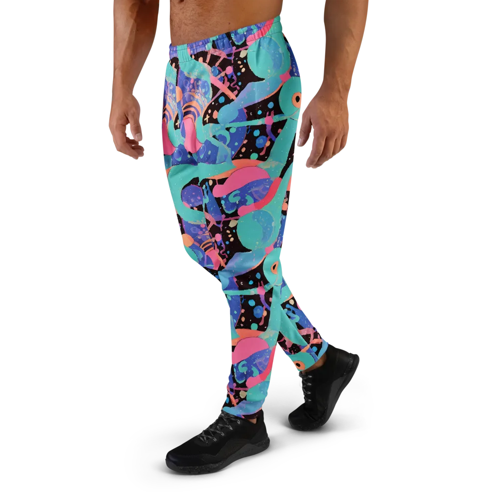 Candy Orbit on Men's Joggers — Left