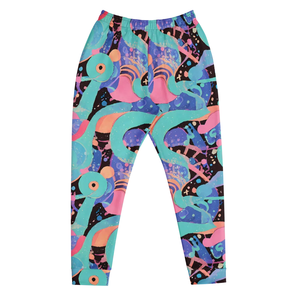 Candy Orbit on Men's Joggers — Front