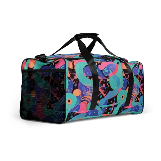 Candy Orbit on a Duffle Bag