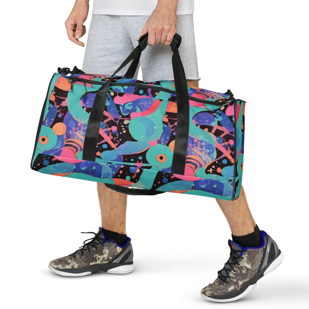 Candy Orbit on Duffle Bag — Front