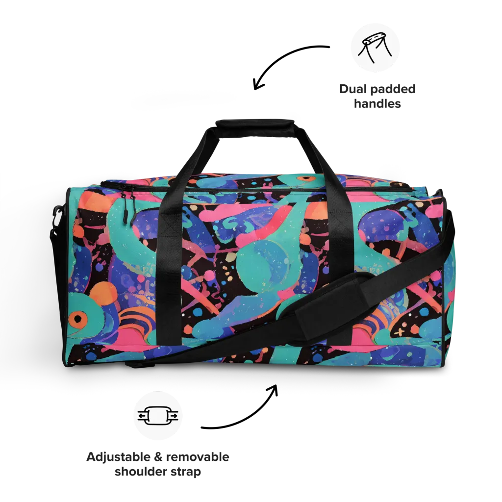 Candy Orbit on Duffle Bag — Front
