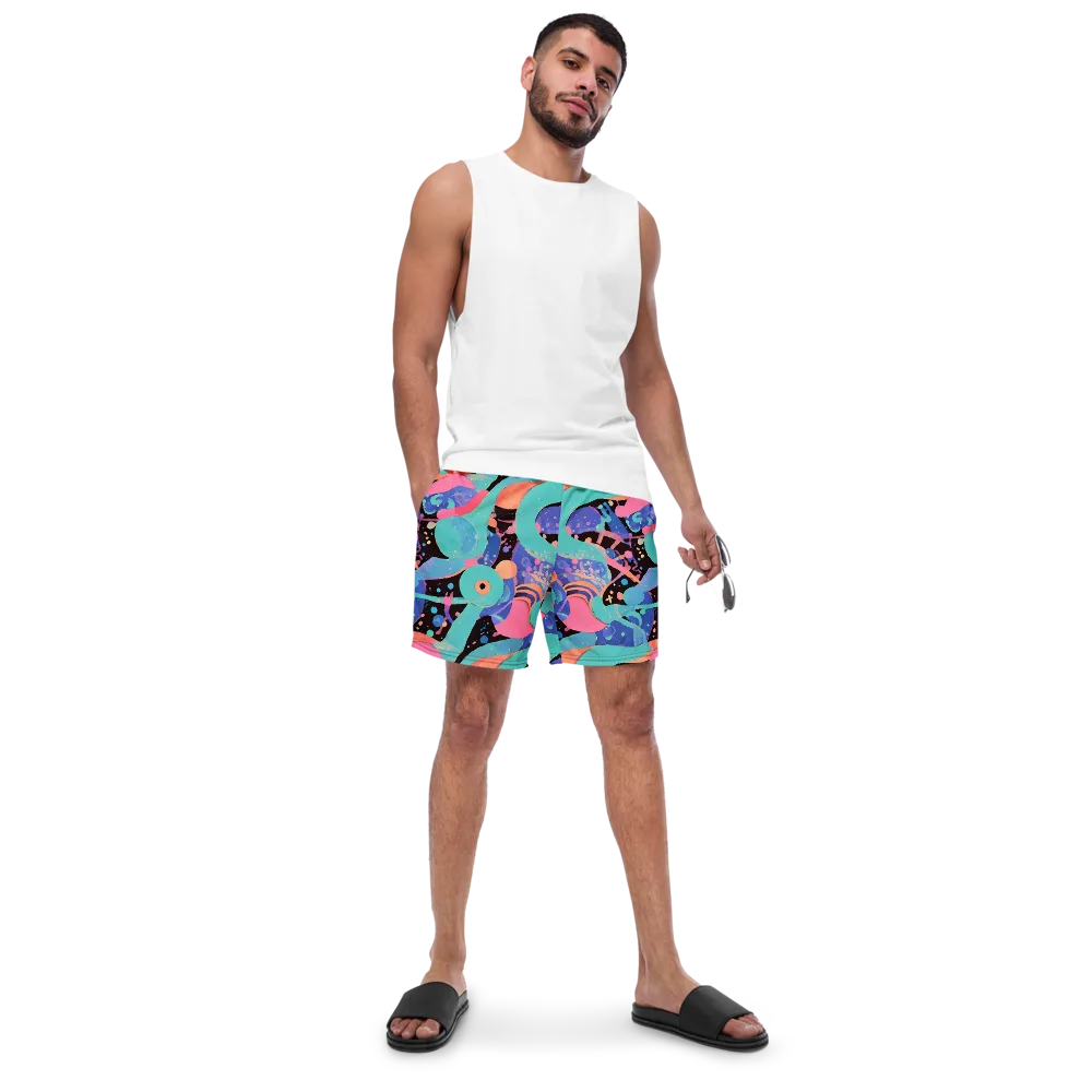 Candy Orbit on Swim Trunks — Front