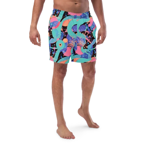 Candy Orbit on a Swim Trunks