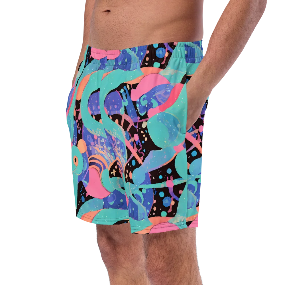 Candy Orbit on Swim Trunks — Left Front