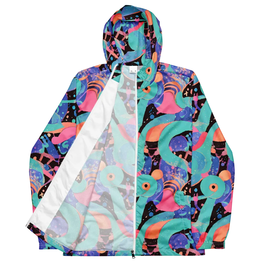 Candy Orbit on Men's Windbreaker — Front