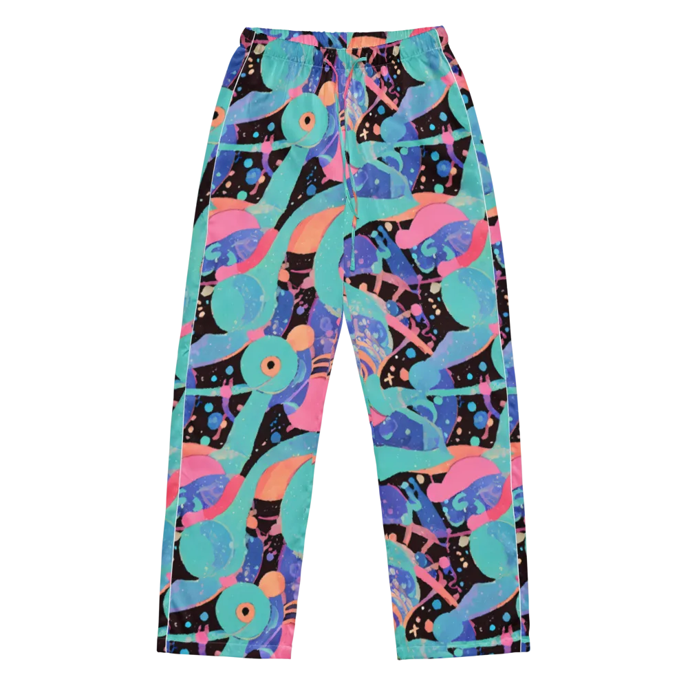 Candy Orbit on Women's Pajama Pants — Front