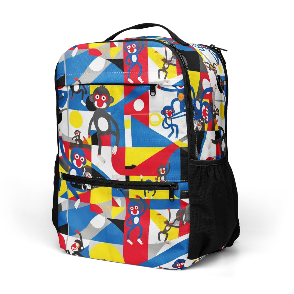 Primate Geometry on Utility Backpack — Left Front