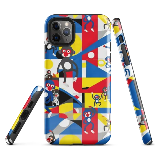 Primate Geometry on a Tough Case for iPhone®