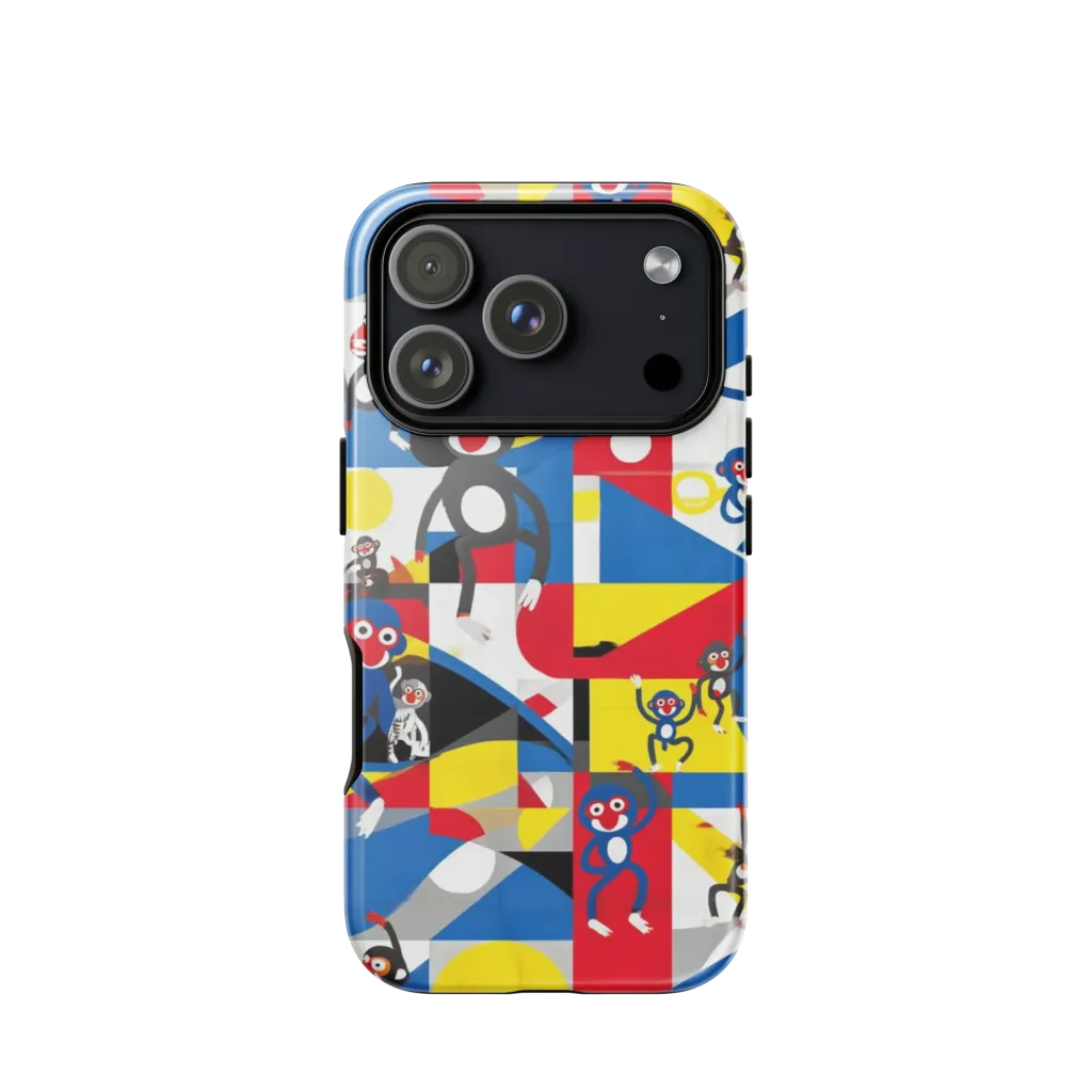 Primate Geometry on Tough Case for iPhone® — Front