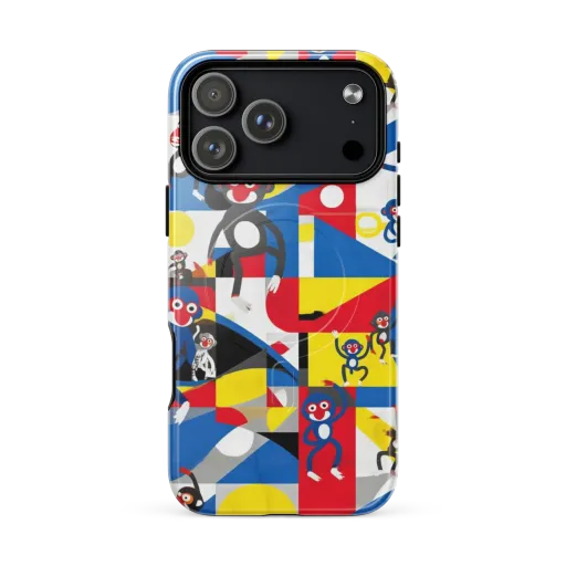 Primate Geometry on a MagSafe Tough Case for iPhone®