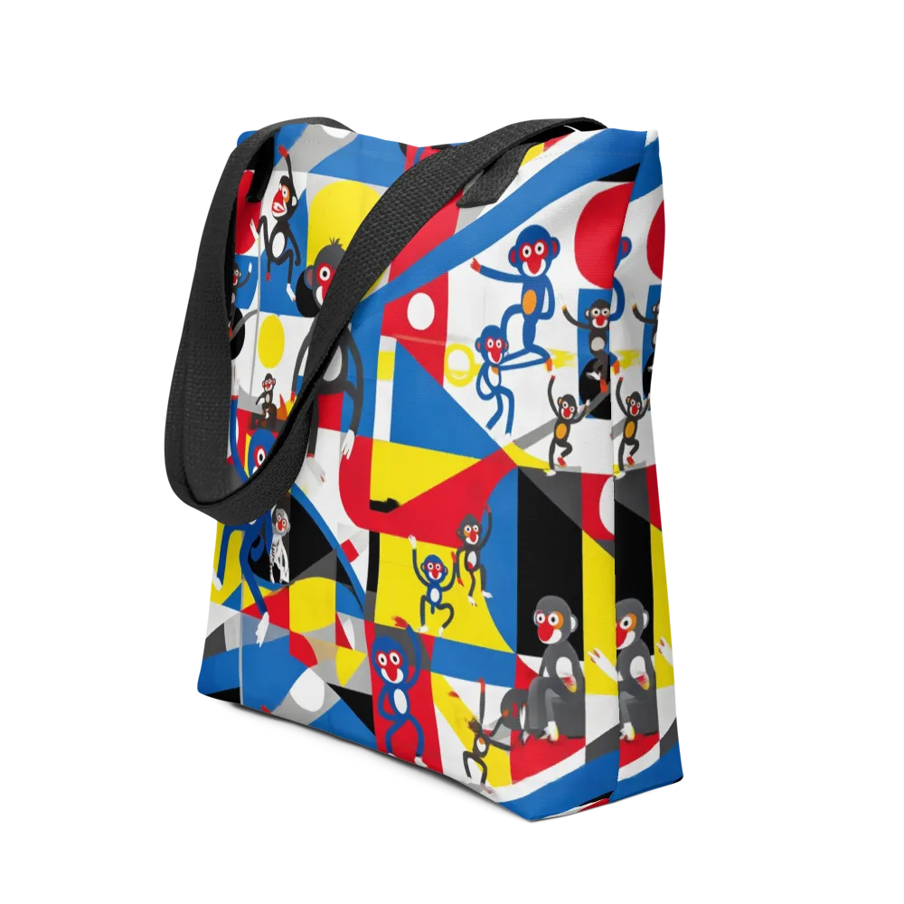 Primate Geometry on Tote Bag — Front