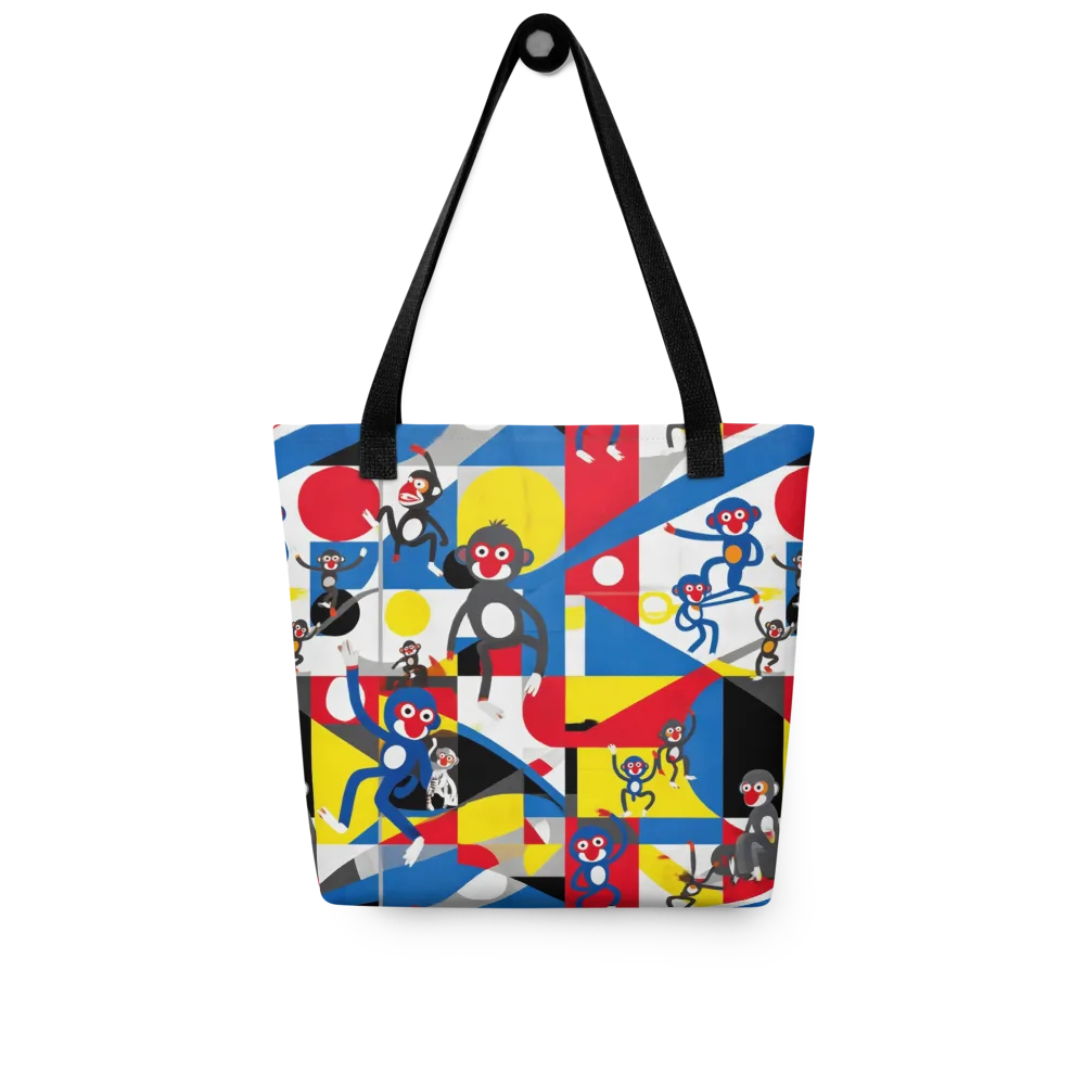 Primate Geometry on Tote Bag — Front