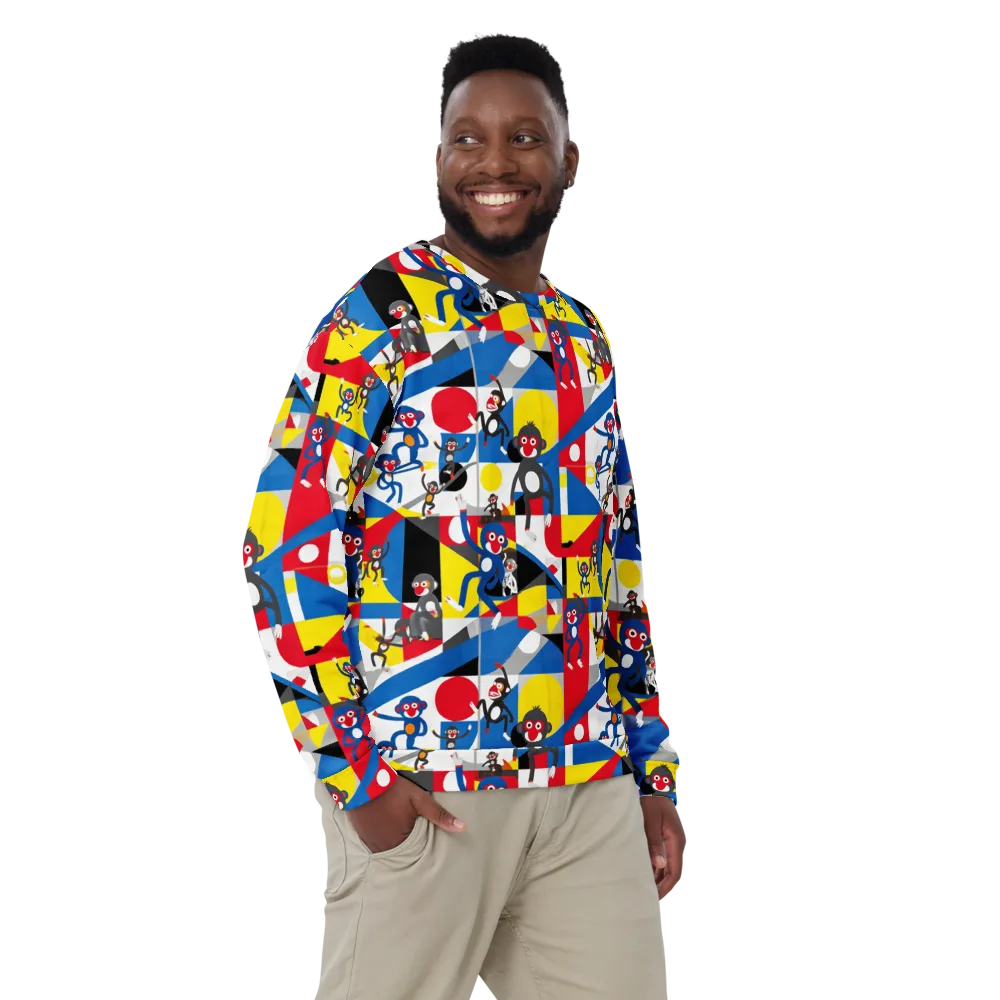 Primate Geometry on Sweatshirt — Front