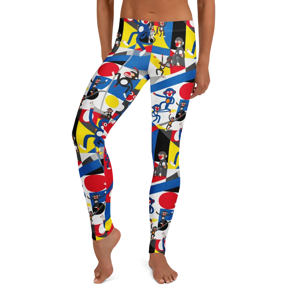 Primate Geometry on Leggings — Front