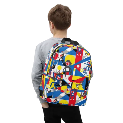 Primate Geometry on a Minimalist Backpack
