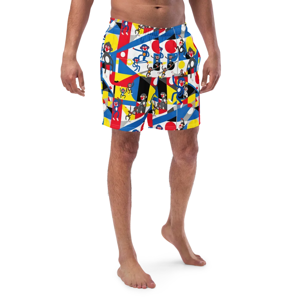 Primate Geometry on Swim Trunks — Front