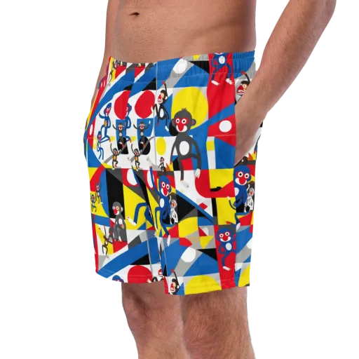 Primate Geometry on a Swim Trunks