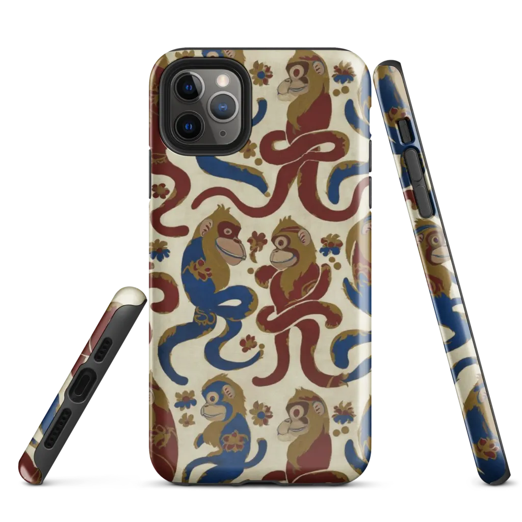 Carnival Macaque on Tough Case for iPhone® — Front
